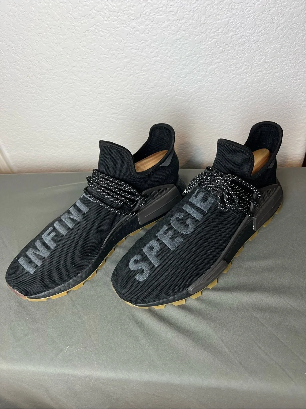 adidas x Pharrell NMD Human Race Trail PRD 'Infinite Species' Black Gum Size 12